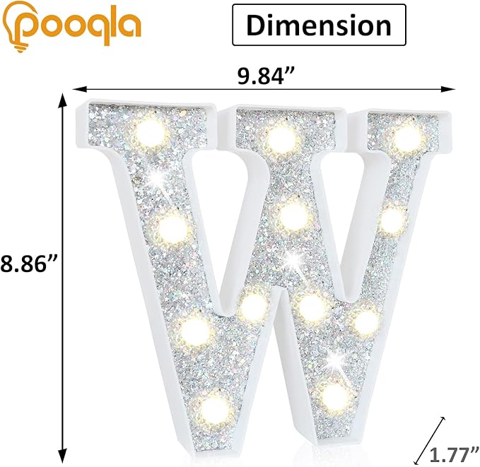Pooqla Light Up Letters, LED Marquee Letters - Image 5
