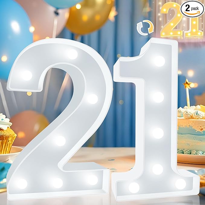 Pooqla 21st Birthday Decorations by Pooqla