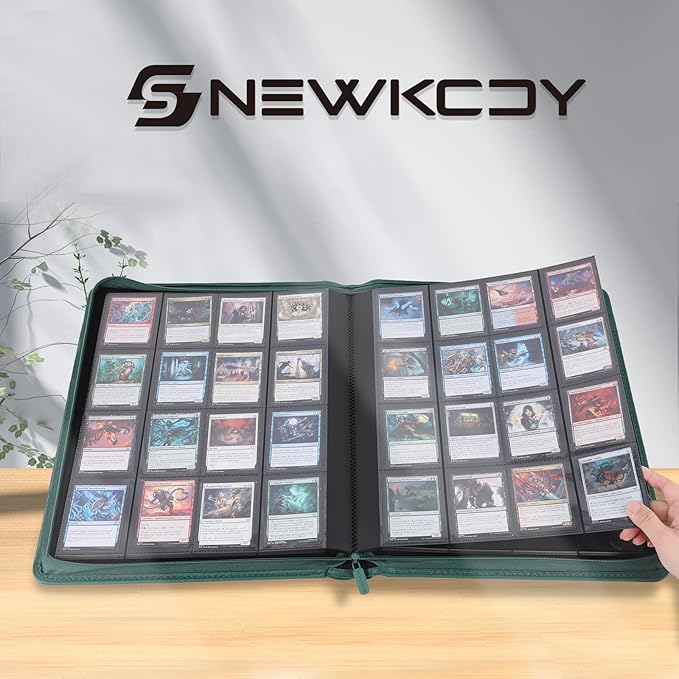 Snekdy premium 1024-pocket trading card binder, 16-pocket cards album, - Image 6
