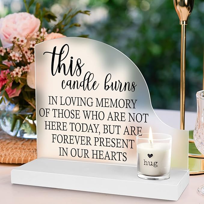 Wedding Remembrance-Sympathy Gifts Memorial Candle - Image 5