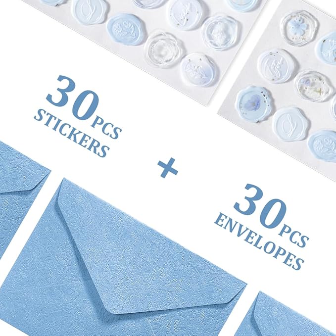 30 Pieces A6 Envelopes with 30 Seal Stickers, 6.32 x 4.45 inch Envelopes - Image 5