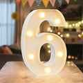 LED Marquee Light Up Numbers Sign by NANXU