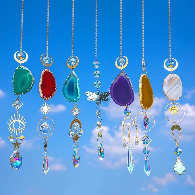 7 PCS Crystal Suncatcher, Hanging Suncatchers - Image 6