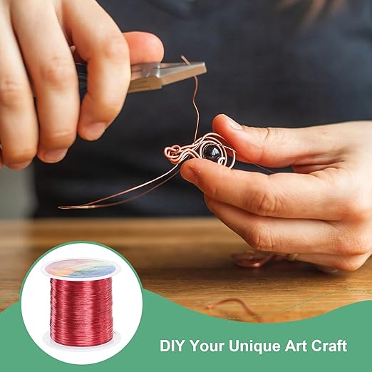 0.3mm Jewelry Wire, 28 Gauge 328FT Craft Wire Copper Beading Wire - Image 4