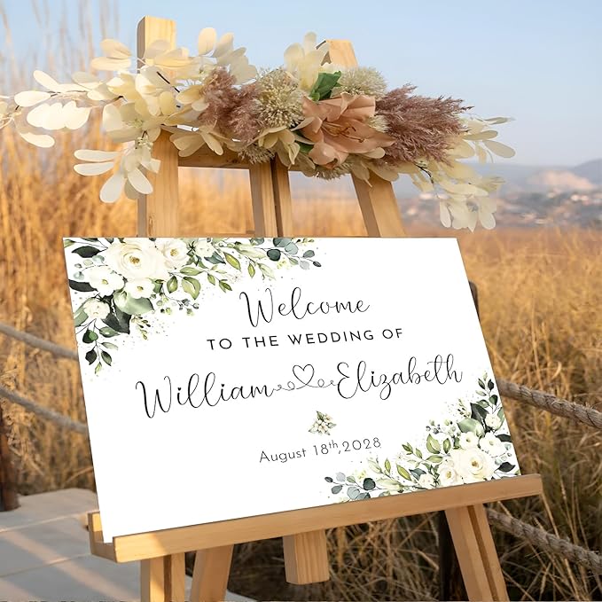 Welcome To Our Wedding Welcome Sign Personalized, Reserved Signs - Image 2