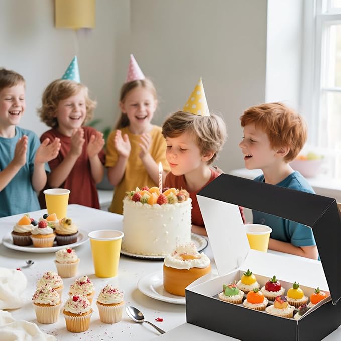 VGOODALL 12 Count Cupcake Boxes - Image 2