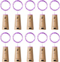 Aluan Wine Bottle Lights with Cork 10 Pack 20 LED Waterproof Halloween Fairy by Aluan