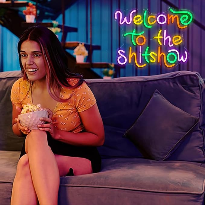 Welcome To The Show Neon Sign USB Powered Individual Fashion Decor Neon Sign - Image 7
