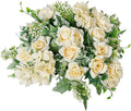 Artificial Flower 5 Branches Artificial Silk Fake Flowers Bouquet Small Roses by YoungJewl
