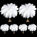 80 Pcs Large Natural Ostrich Feathers Plumes 14-16 Inch Bulk by Yuxung