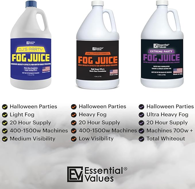Essential Values Fog Machine Fluid - Image 4