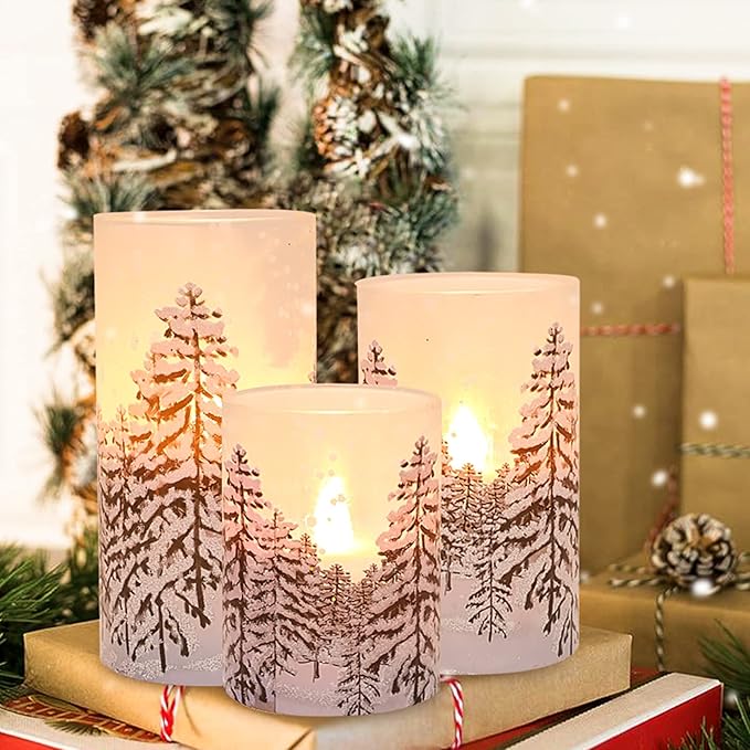 Silverstro Christmas Tree Flameless Candles - Image 4
