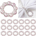 20Pcs Pearl Napkin Rings, Wedding and Formal Dinner Table Decor by Unknown