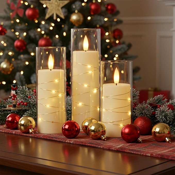 Raycare Flameless Candle with Remote Timer, 7 Flickering Acrylic Battery - Image 4