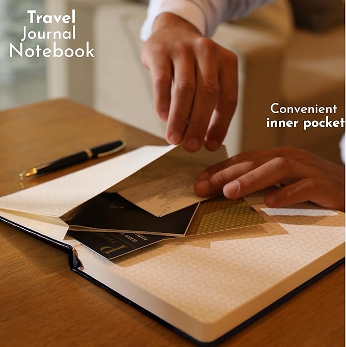 SETTINI Journal Notebook for Writing, Vegan Leather Hardcover Notebook - Image 9
