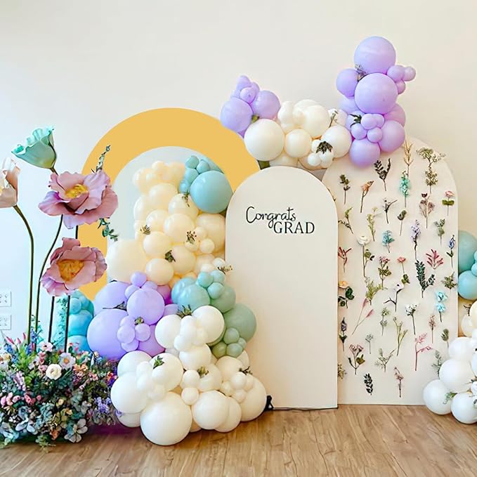 Open Arch Backdrop Stand, Double Arch Frame U Shaped Wedding Arches - Image 7