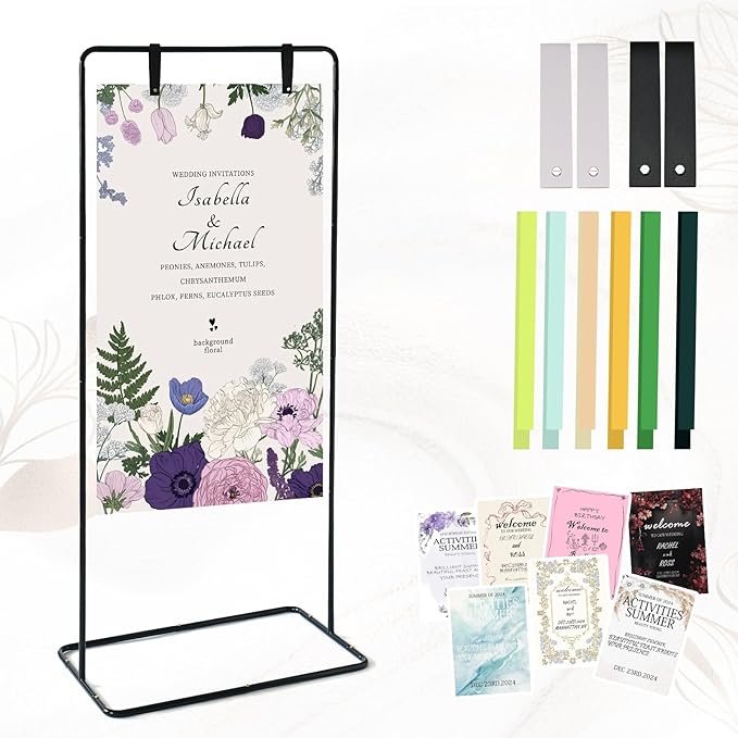 Wedding Sign Stand by AIPUDE