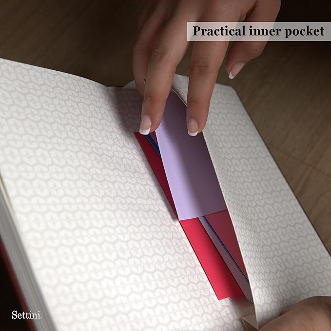 SETTINI Dotted Journal, 192 Archival-Quality Pages, QuillEase Bleed-Free Paper - Image 7