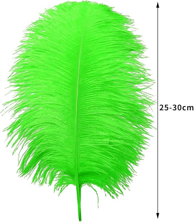 Ballinger Lime Green Ostrich Feathers - Image 3