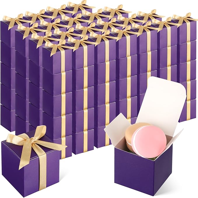 Jutom 100 Pcs Mini Favor Boxes Extra Small Candy Boxes Paper by Jutom