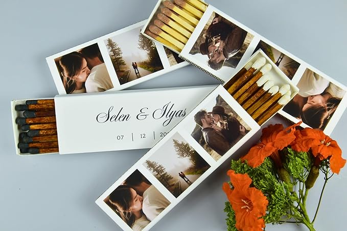 10 Boxes - Customized Matchboxes Colorful Tips - Image 6