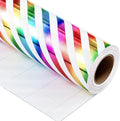 Burymento Rainbow Stripes Wrapping Paper, Gift Wrap by BurymentoisaprofessionalwrappingpaperbrandThewrappingpaperismadeofkraftpaperpearlescentmatteglossyglitterbrushedlaserandothermaterialsdouble-sidedprintingbackcuttingandotherdetailsOriginalpatternscarefullymadewrappingpaperbrand