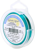 Artistic Wire, 24 Gauge Silver Plated Tarnish Resistant Colored Copper Craft by ArtisticWire