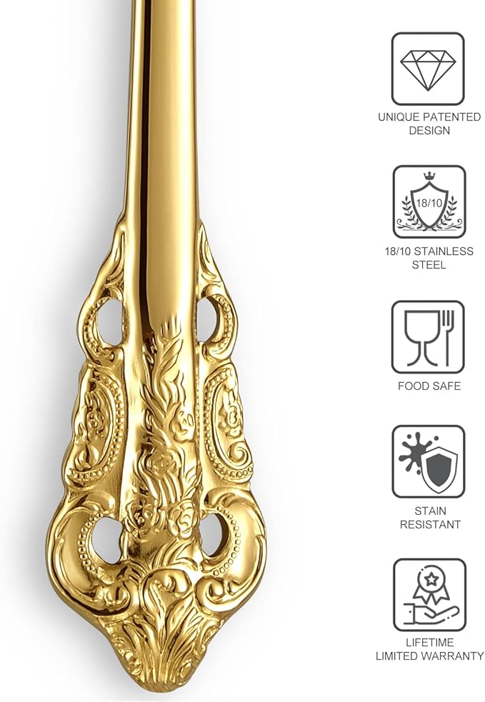 KEAWELL Luxury 6.3" Teaspoons, 18/10 Stainless Steel, Gorgeous Small Spoons - Image 2