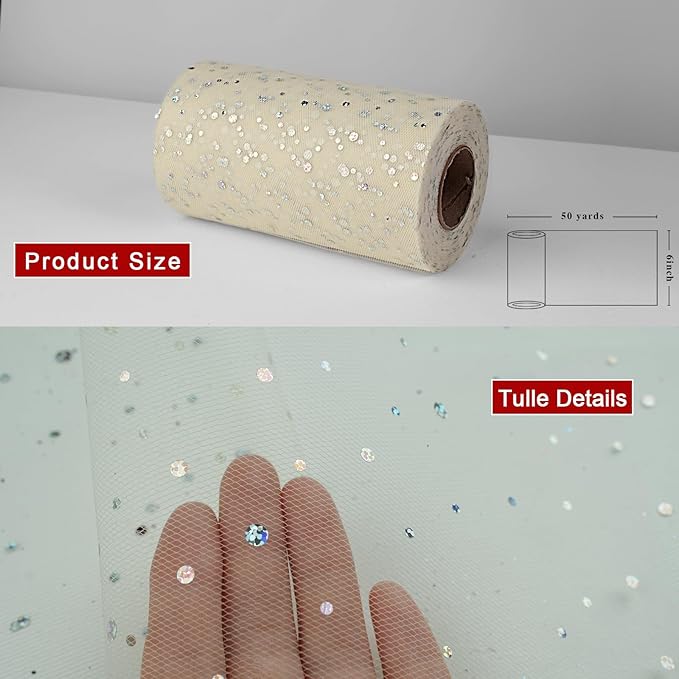 Glitter Tulle Rolls - Image 3
