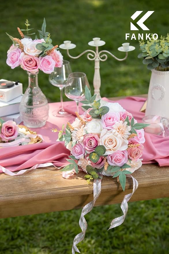 FANKO Rose Artificial Flowers Combo - Image 3