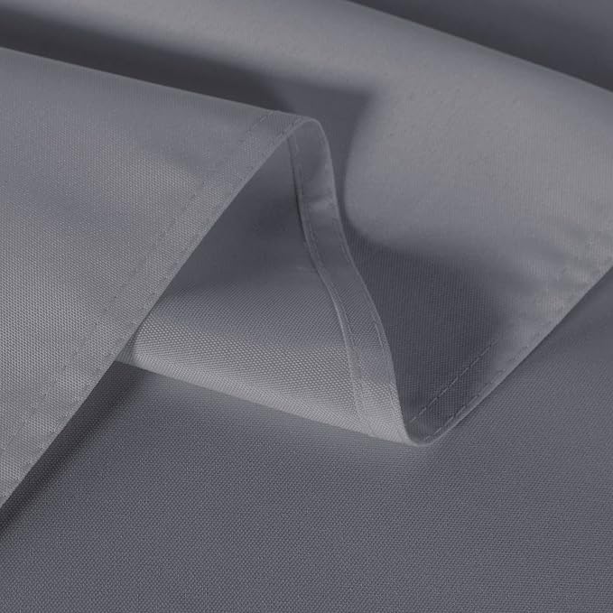 sancua 2 Pack Light Grey Tablecloth 54 x 54 Inch, Stain and Wrinkle Resistant - Image 4
