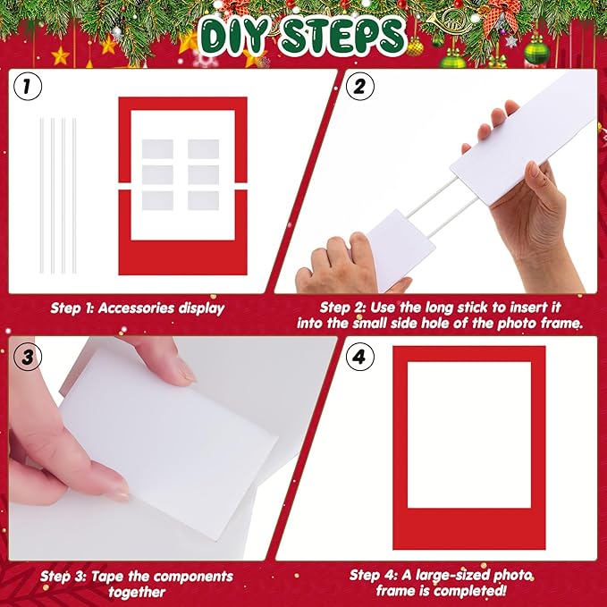 32 x 24 Inch Large Blank DIY Photo Booth Props Picture Frame Party Frame DIY - Image 3