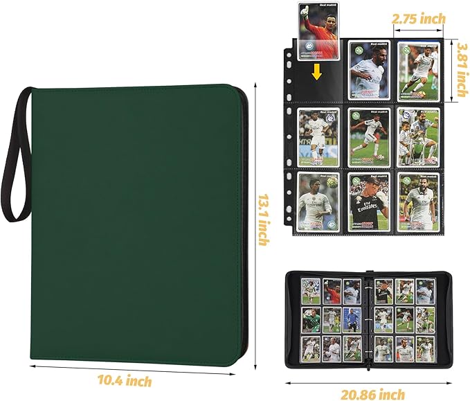 Trading Card Binder, Card Collection Binder Album Folder - Image 2
