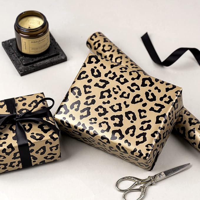 WRAPAHOLIC Reversible Leopard Wrapping Paper - Image 7