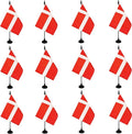 Denmark Desk Flag, 12 Pack Danish Table Office Flag by Unknown