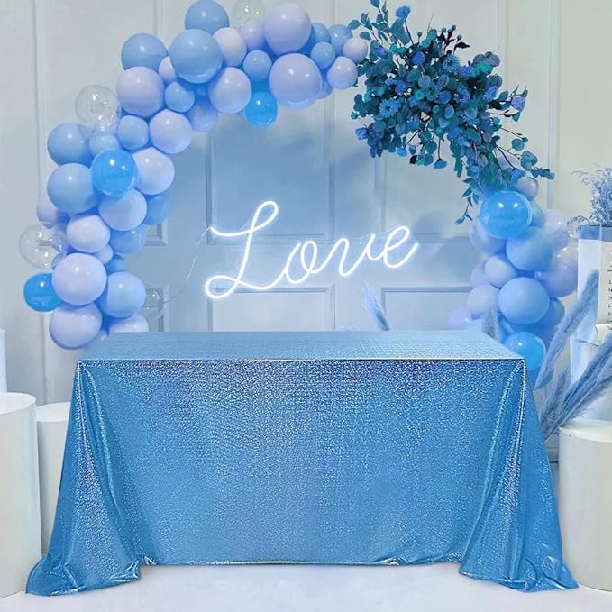 Fitable Sequin Tablecloth for Parties 60x120 Inch - Image 2