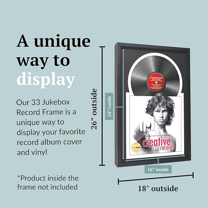 Creative Picture Frames 16" x 24" Jukebox Vinyl Frame Display - Image 2