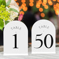 JOYIT Arch Wedding Table Numbers 1-50 by JOYIT