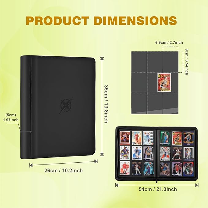 Trading Card Binder, Card Binder 9 Pocket - Image 2