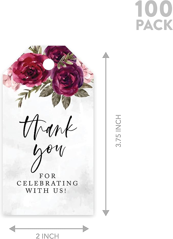 Andaz Press 100-Pack Thank You for Celebrating - Image 5