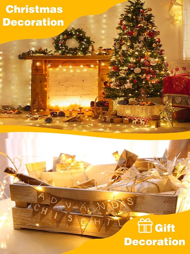 6 Pack Fairy Lights Battery Operated - Image 3