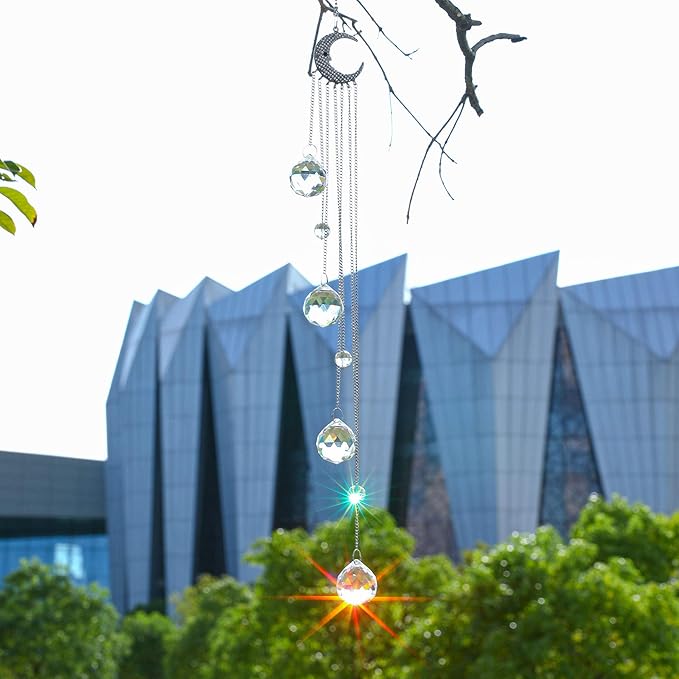 Hanging Clear Crystal Suncatcher Ornaments - Image 4