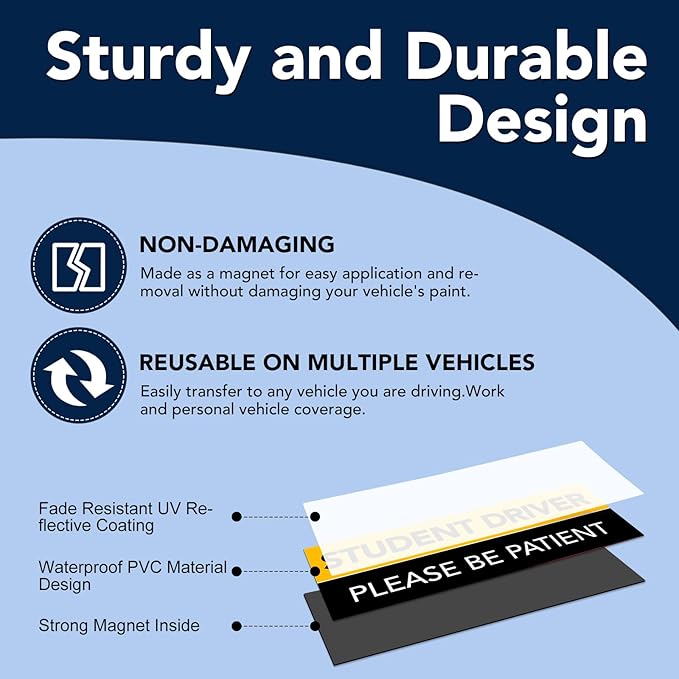 DIYMAG 6Pcs Student Driver Magnet - Image 4