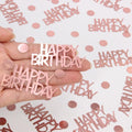 Rose Gold Birthday Confetti by Blopee