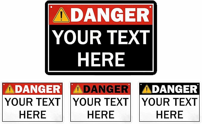 Custom Sign, Personalized Metal Signs, Customize by Enjoy-yjl