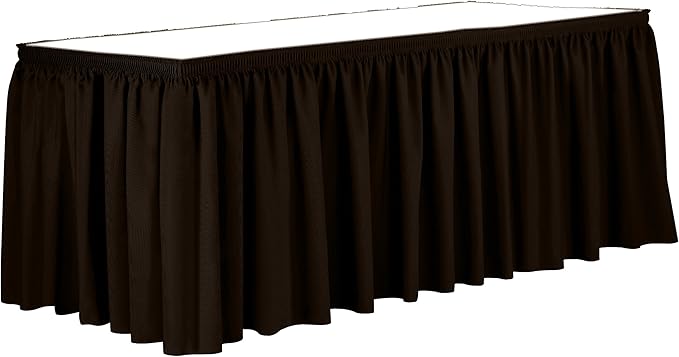 Ultimate Textile Pleat Polyester Fabric Table Skirt by UltimateTextile