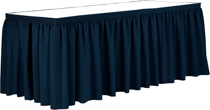 Ultimate Textile Pleat Polyester Fabric Table Skirt by UltimateTextile
