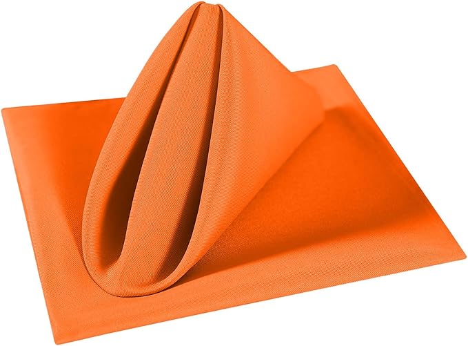 Cloth Napkins 20x20 inch Washable Polyester Dinner Napkins Soft Table Napkins - Image 3