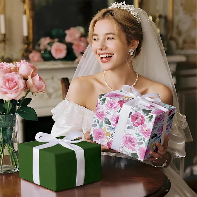 RUSPEPA Reversible Floral Wrapping Paper - Image 6