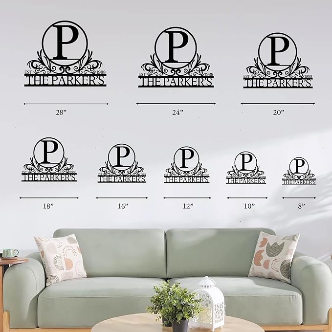 Custom Metal Signs Outdoor, Personalized Name Sign, Family Last Name Signs - Image 8